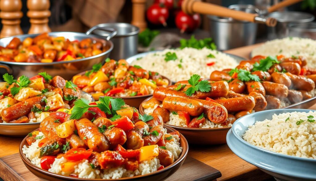 sausage and rice recipe ideas