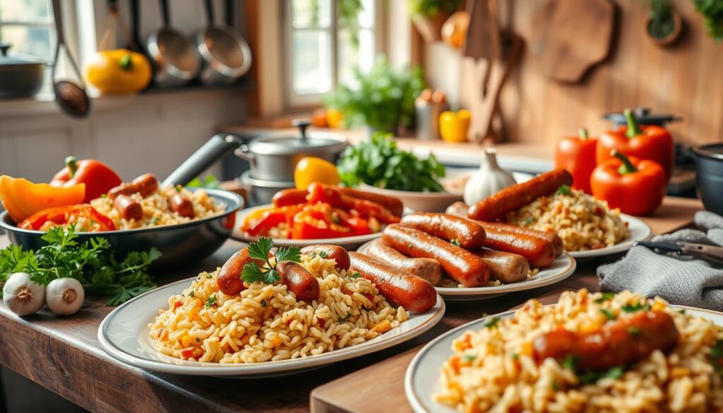 sausage and rice recipes